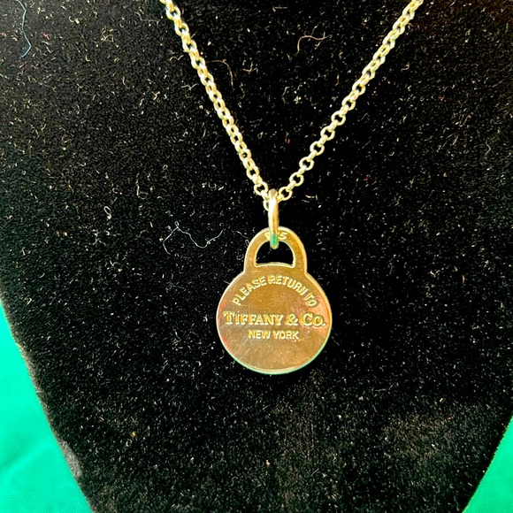 Tiffany & Co. Jewelry - Tiffany’s Sterling silver disc necklace